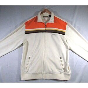Vintage Enyce Clothing Co. Full Zip Ivory Sweatshirt XXL